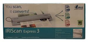 IRIScan Express 3 Portable Scanner - Sheetfed, 600 dpi, USB - 457484 Nos -Sealed
